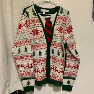 Oversize Knit Holiday Sweater